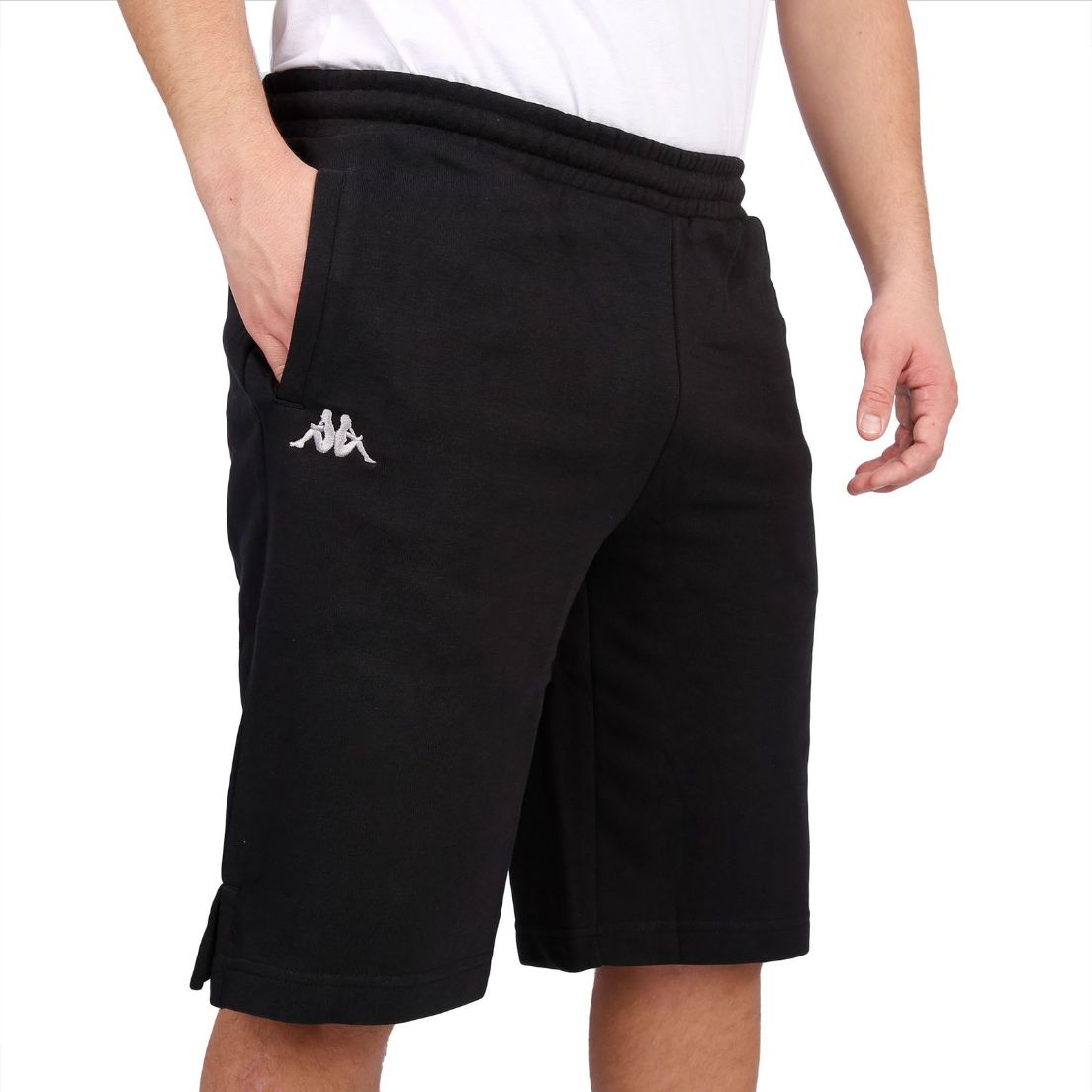 Short De Football Vintage Kappa Tours Club Noir - Taille XL, Polyester, Pour Homme, Occasion Très Bon état