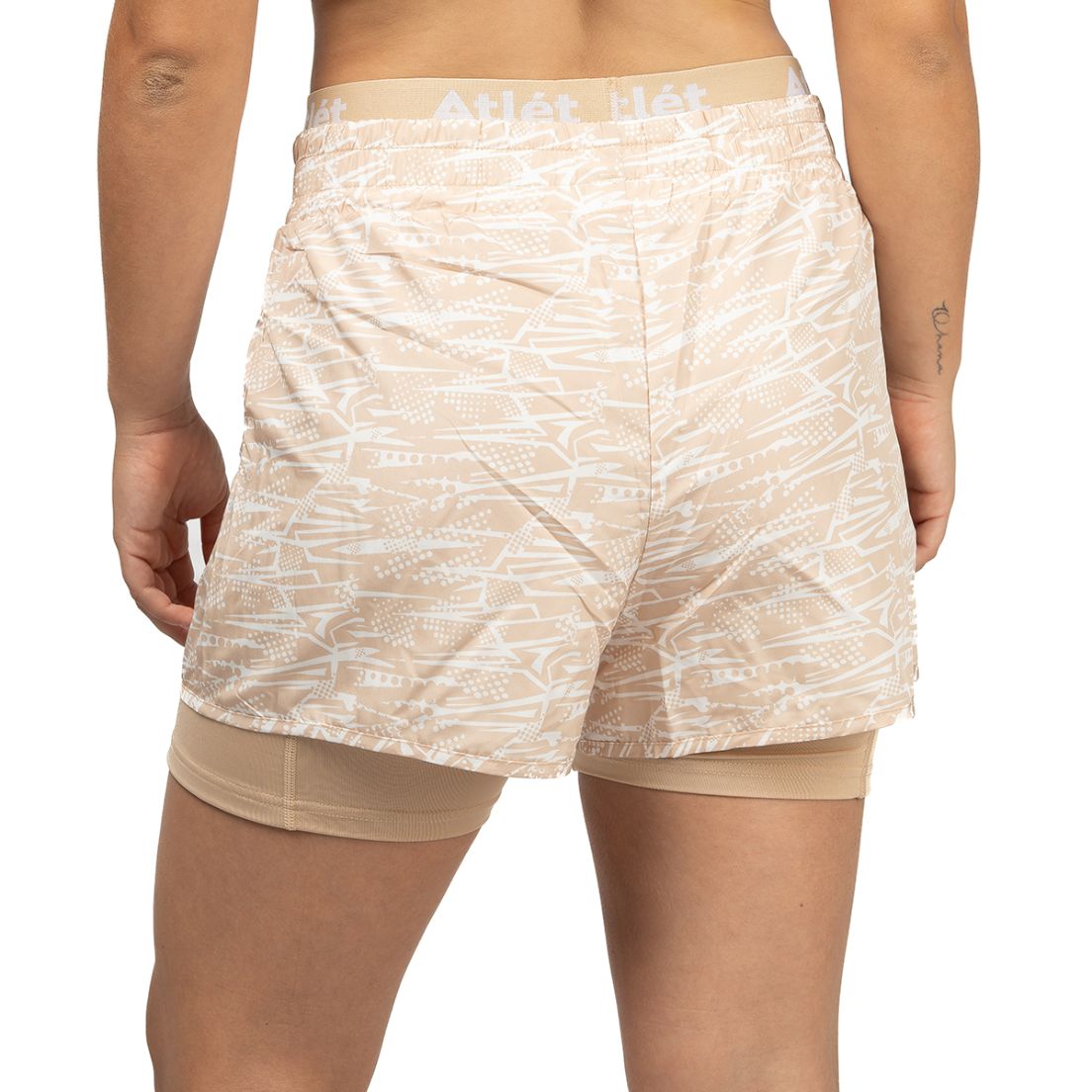 Short De Running Femme ATHLETISME SERVICE – Noir, Taille XS, Polyamide (neuf)