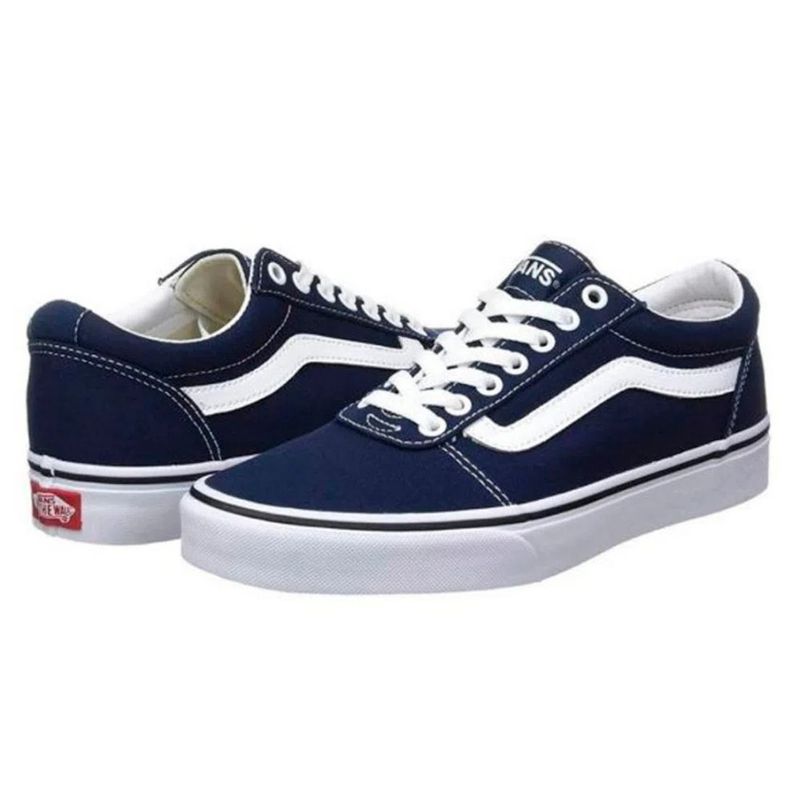 vans azules hombre