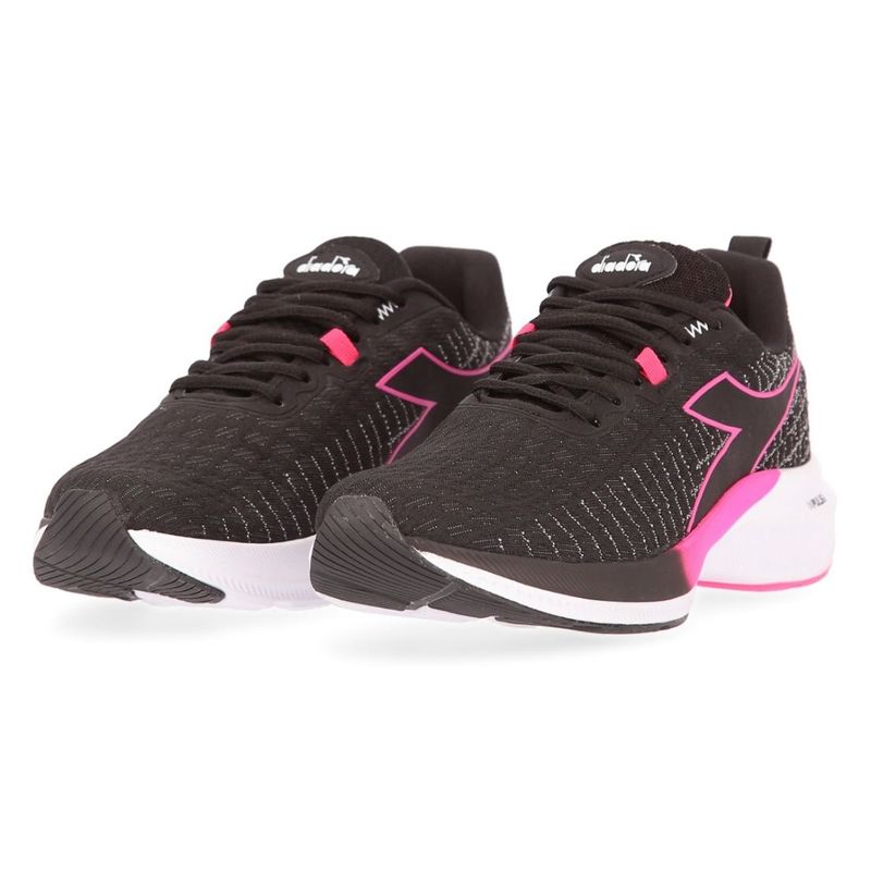 Zapatillas Diadora Cross Mujer Negro/Pink