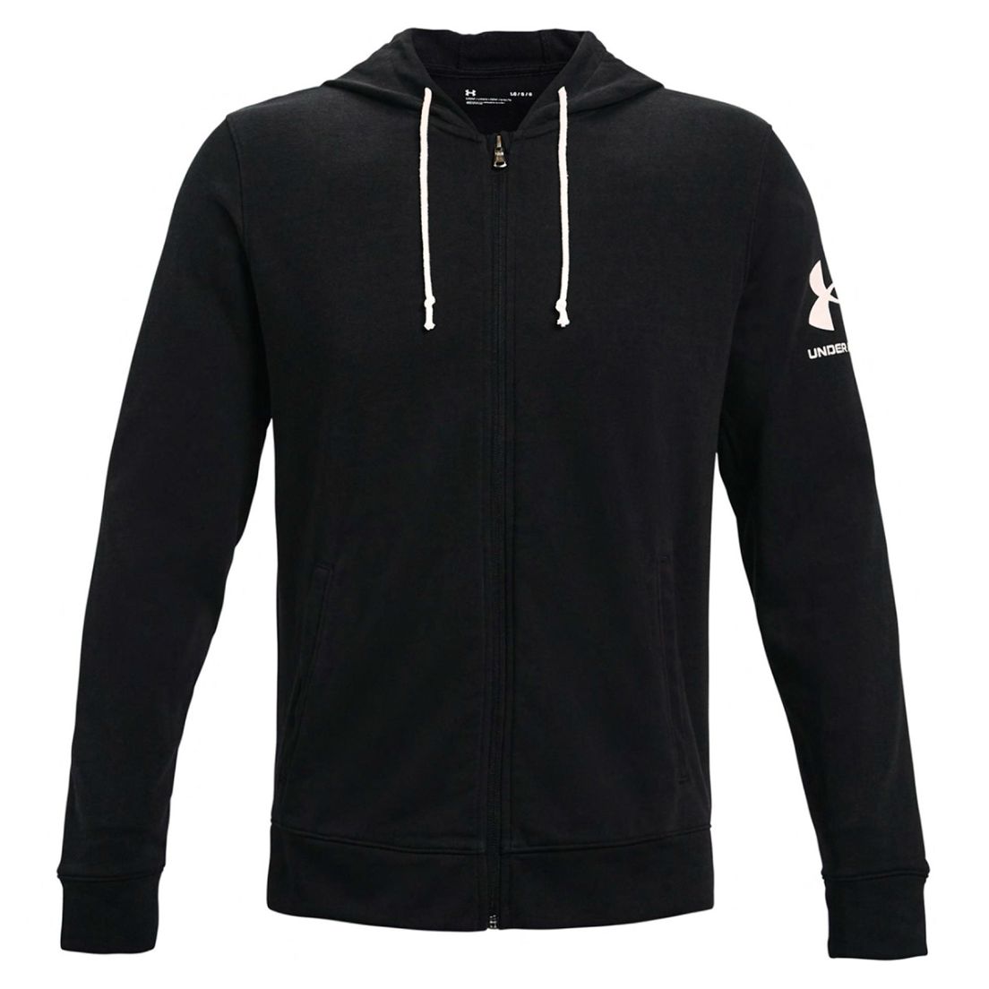 Chaqueta Under Armour Rival Terry FZ Hoodie Mujer Gris