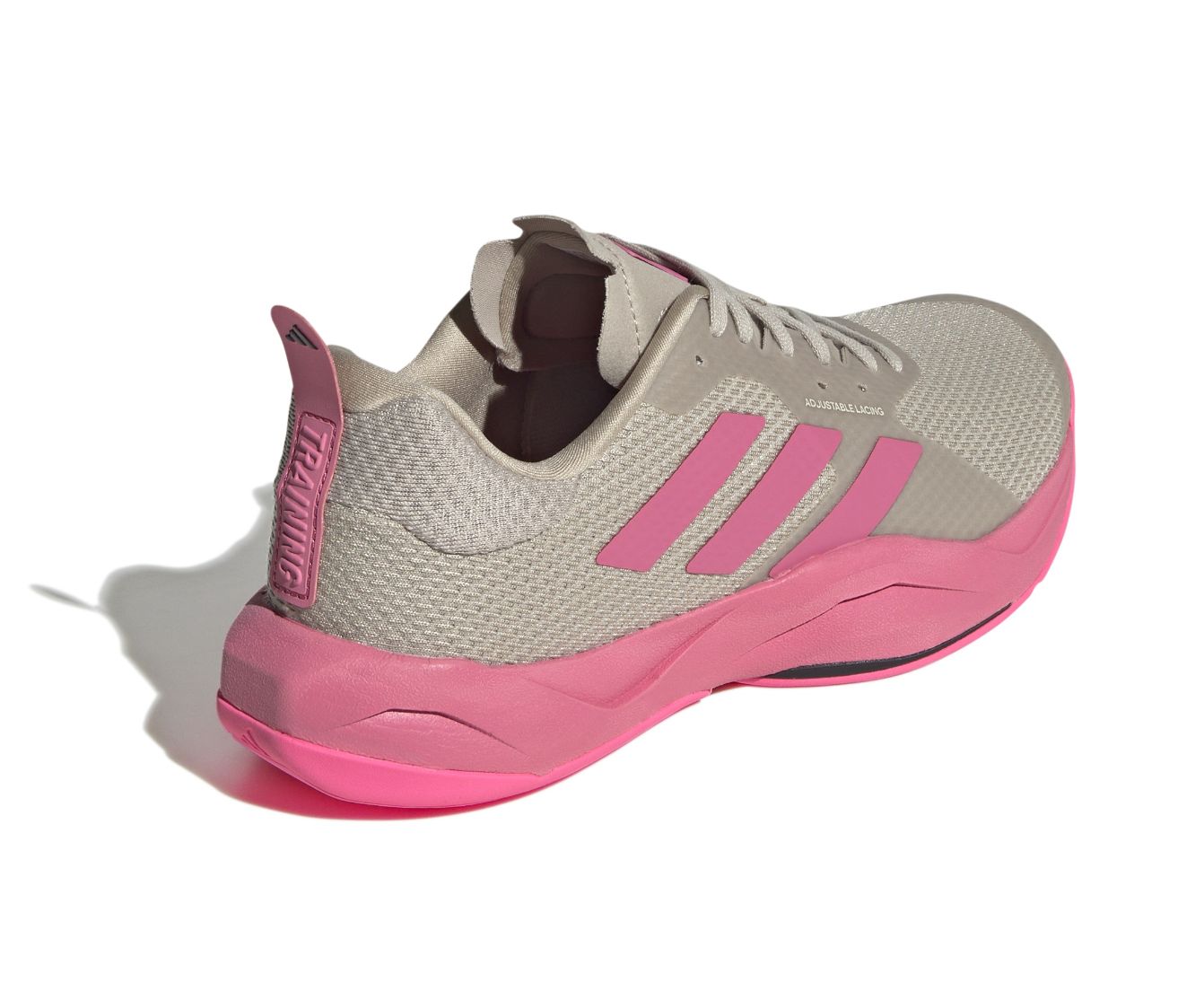 Adidas Rapidmove Trainer - Women's - Wonder Beige / Wonder Beige / Pink Fusion - 8.5